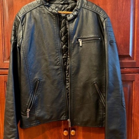 William Rast Other - William Rast Faux Leather Moto Jacket (Mens)
